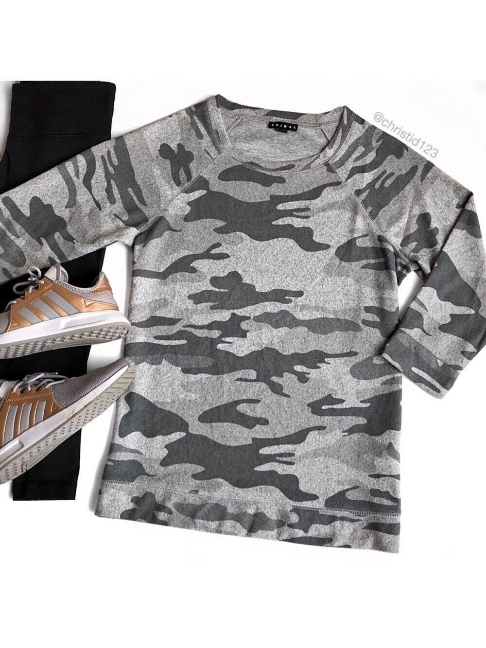Tribal Camo Raglan Top